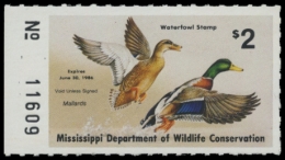 Picture of 1985 Mississippi Duck Stamp