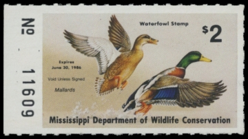 Picture of 1985 Mississippi Duck Stamp