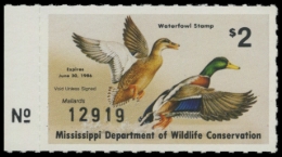 Picture of 1985 Mississippi Duck Stamp