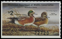 Picture of 1986 Mississippi Duck Stamp