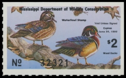 Picture of 1989 Mississippi Duck Stamp