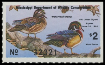 Picture of 1989 Mississippi Duck Stamp