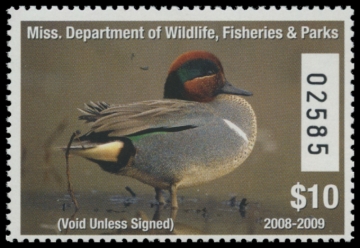 Picture of 2008 Mississippi Duck Stamp