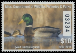 Picture of 2010 Mississippi Duck Stamp