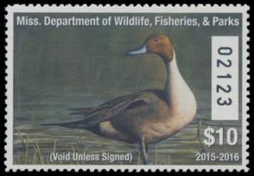 Picture of 2015 Mississippi Duck Stamp