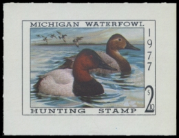 Picture of 1977 Michigan Duck Stamp