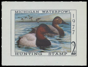 Picture of 1977 Michigan Duck Stamp