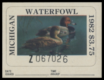 Picture of 1982 Michigan Duck Stamp