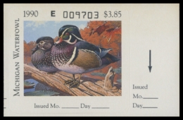 Picture of 1990 Michigan Duck Stamp