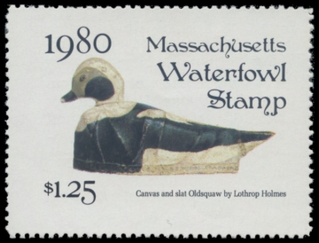 Picture of 1980 Massachusetts Duck Stamp