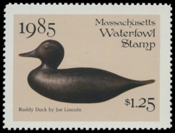 Picture of 1985 Massachusetts Duck Stamp