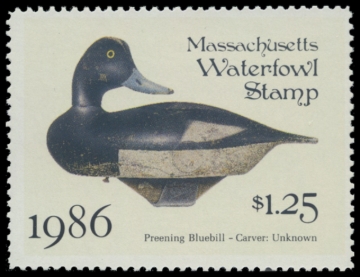 Picture of 1986 Massachusetts Duck Stamp