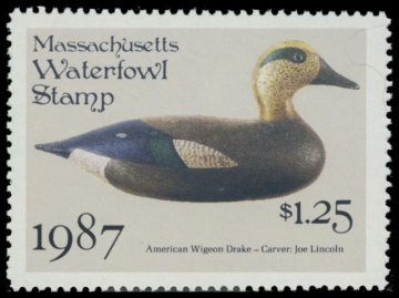Picture of 1987 Massachusetts Duck Stamp