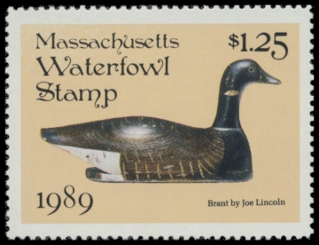 Picture of 1989 Massachusetts Duck Stamp
