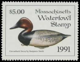 Picture of 1991 Massachusetts Duck Stamp