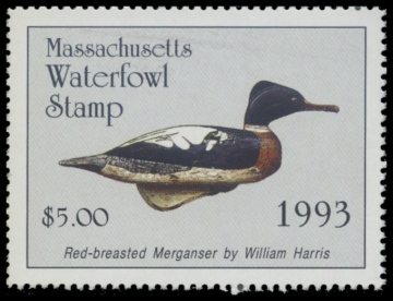 Picture of 1993 Massachusetts Duck Stamp
