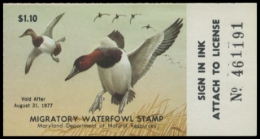 Picture of 1976 Maryland Duck Stamp