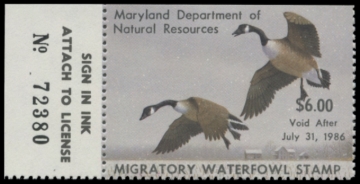 Picture of 1985 Maryland Duck Stamp