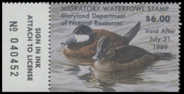 Picture of 1988 Maryland Duck Stamp