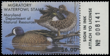 Picture of 1989 Maryland Duck Stamp