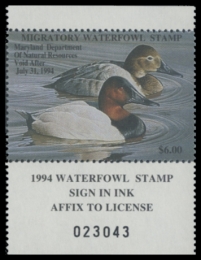 Picture of 1993 Maryland Duck Stamp
