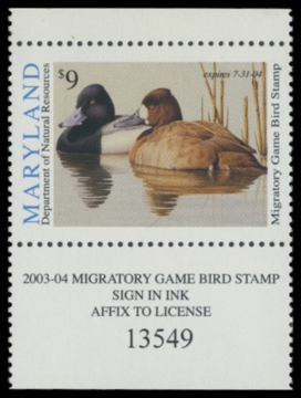 Picture of 2003 Maryland Duck Stamp