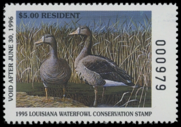 Picture of 1995 Louisiana Duck Stamp