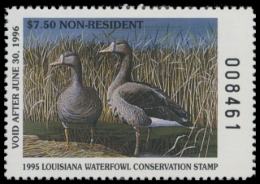 Picture of 1995 Louisiana Duck Stamp