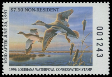 Picture of 1996 Louisiana Duck Stamp