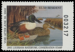 Picture of 2001 Louisiana Duck Stamp