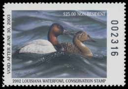 Picture of 2002 Louisiana Duck Stamp