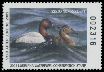 Picture of 2002 Louisiana Duck Stamp