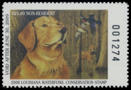 Picture of 2008 Louisiana Duck Stamp