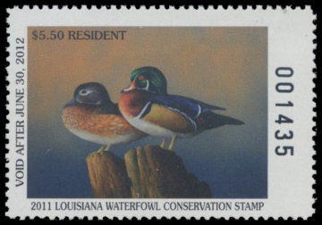 Picture of 2011 Louisiana Duck Stamp