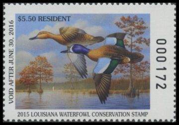 Picture of 2015 Louisiana Duck Stamp