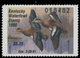 Picture of 1990 Kentucky Duck Stamp