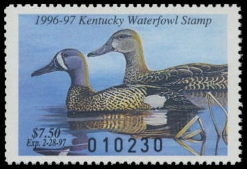 Picture of 1996 Kentucky Duck Stamp
