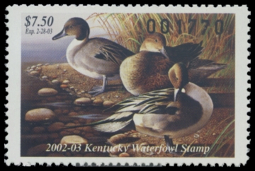 Picture of 2002 Kentucky Duck Stamp