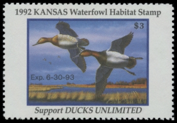 Picture of 1992 Kansas Duck Stamp