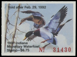 Picture of 1991 Indiana Duck Stamp