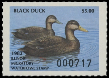 Picture of 1982 Illinois Duck Stamp