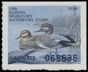 Picture of 1986 Illinois Duck Stamp