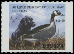 Picture of 1991 Illinois Duck Stamp