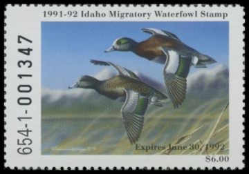 Picture of 1991 Idaho Duck Stamp