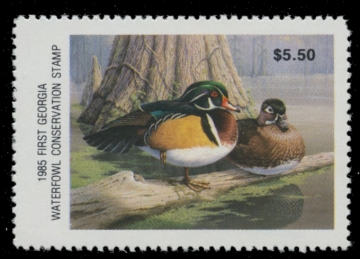 Picture of 1985 Georgia Duck Stamp - First of State