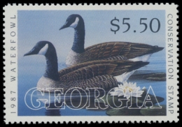 Picture of 1987 Georgia Duck Stamp