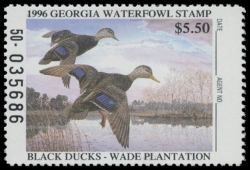 Picture of 1996 Georgia Duck Stamp