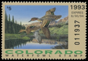 Picture of 1993 Colorado Duck Stamp