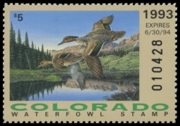 Picture of 1993 Colorado Duck Stamp
