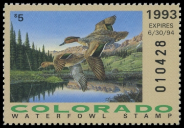 Picture of 1993 Colorado Duck Stamp